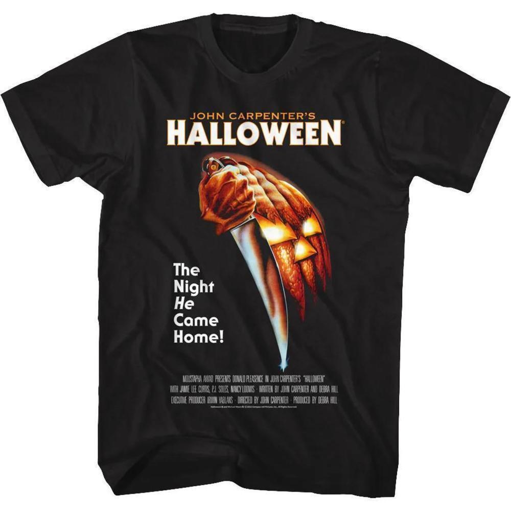 Classic Poster Halloween T-shirt Horror Film Graphic Scary Movie Unisex Fan Tee
